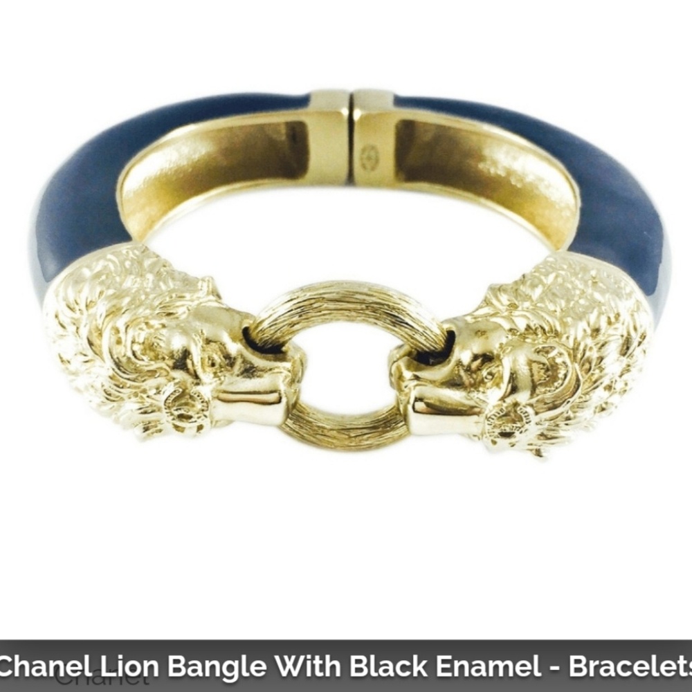 Chanel Black Enamel bracelet